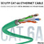 iVoltaa Ethernet Extension Cable CAT6A Male to Female Cable Dual Shielded (SF/UTP) Professional Series - 10Gigabit/Sec LAN Network/High Speed Internet Cable
