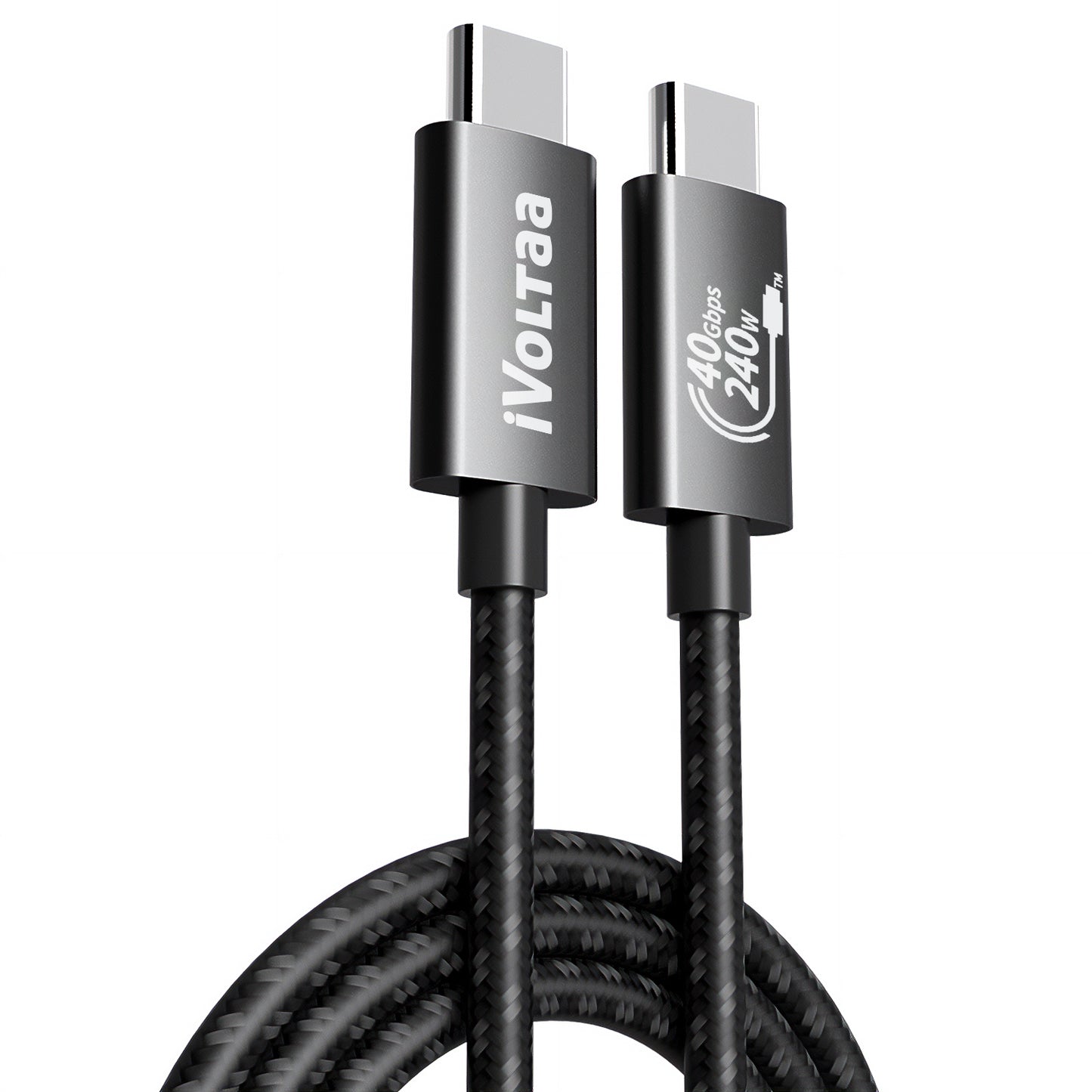 iVoltaa 40Gbps | 240W | USB C | USB 4 | 2nd Gen E- Marker | PD | 8K | USB-IF Certified