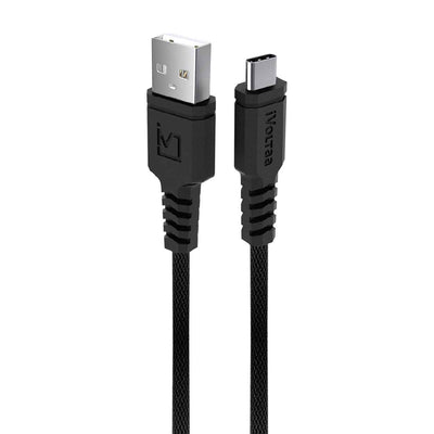 iVoltaa Fishnet Design Sync & Fast Charge Type-C Cable (1 M / 3.3 Ft. Long - Black)…