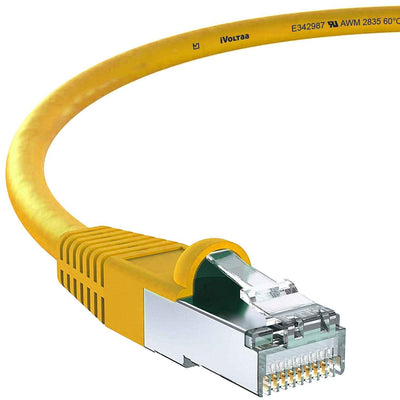 iVoltaa Bare Copper CAT8 Ethernet Cable 40Gb/Sec 2000MHZ SSTP