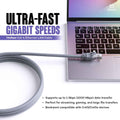 iVoltaa Cat 6 Ethernet LAN Cable | 100% Pure Copper | High Speed 24 AWG Multistrand UTP