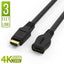 iVoltaa High Speed 4K 60 Hz Female HDMI to Male HDMI 2.0 Cable