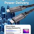 iVoltaa 240W | PD 3.1 | Braided | USB C | 48V - 5A