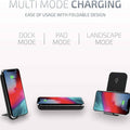 iVoltaa Airbase2 10W Dual Coil Qi Wireless Charging Dock with Type-C Cable
