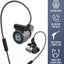 iVoltaa E3 Earnetic Metal Extreme Bass Wired Earphone with Mic - (Grey)