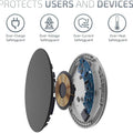 iVoltaa Airbase1 10W Wireless Charging Pad with Type-C Cable for Qi Enabled Wireless Charging Devices (Leather Top-Black)