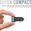 iVoltaa 4.8 A - 24W Dual Port Metal Car Charger (Black)