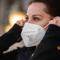 Suvayu N-95 ISI Certified A.I.I.M.S Approved 5-Layer FFP2 Mask - White