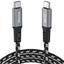 iVoltaa 100W USB C to USB C [20Gbps], USB 3.2 Gen 2, PD, 4K Video Output, Thunderbolt 3