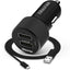 iVoltaa Intelli Charge Dual USB 3.4A Smart Car Charger for All Smartphones