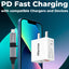 iVoltaa 4 in 1 PD Lightning 60W Type C/USB A to Type C/Lightning Cable Fast Data Transfer