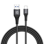 iVoltaa Braided & Metal 4A Sync & Fast Charge Type-C Cable (1 M / 3.3 Ft. Long - Black)…