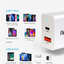 iVoltaa 20W USB-C PD & QC Power Delivery PD3.0 Dual port Fast Wall Charger