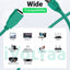 iVoltaa Ethernet Extension Cable CAT6A Male to Female Cable Dual Shielded (SF/UTP) Professional Series - 10Gigabit/Sec LAN Network/High Speed Internet Cable