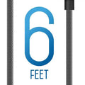 iVoltaa MFi Certified Braided Lightning Cable - (6 Feet - 1.8M)