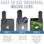 iVoltaa Pro-Macro Kit 20X Universal Mobile Macro Lens (Black)