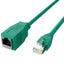 iVoltaa Ethernet Extension Cable CAT6A Male to Female Cable Dual Shielded (SF/UTP) Professional Series - 10Gigabit/Sec LAN Network/High Speed Internet Cable